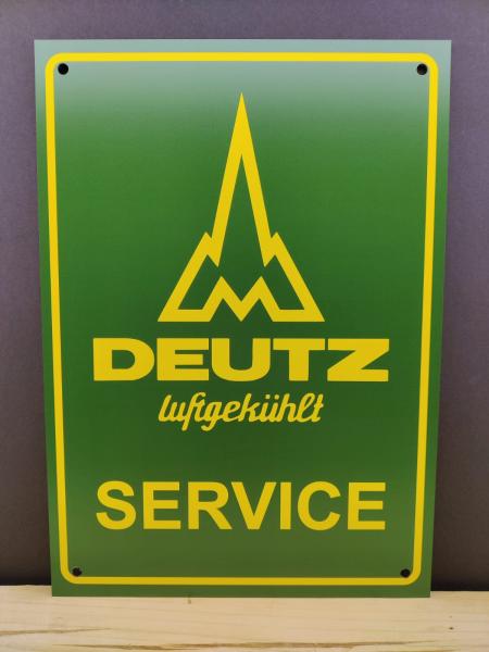 Deutz Luftgekühlt Service Werkstattschild